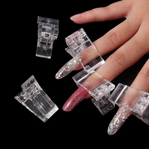 10 Pack Nail Extension Clips for Poly Builder Gel Quick Form Nail Tips - product view 18