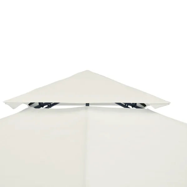 Outsunny 10' x 10' Gazebo Replacement Canopy 2 Tier Top UV Cover Pavilion Garden Patio Outdoor Cream White (TOP ONLY) - product image 8