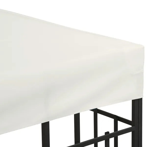 Outsunny 10' x 10' Gazebo Replacement Canopy 2 Tier Top UV Cover Pavilion Garden Patio Outdoor Cream White (TOP ONLY) - product image 9