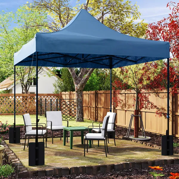 Outsunny 10 ft x 10 ft Replacement Canopy Top for Pop Up Canopy Tent with 4 Sand Bags, UPF50+ Protection, Navy Blue - product image 9