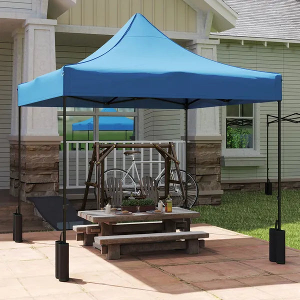 Outsunny 10 ft x 10 ft Replacement Canopy Top for Pop Up Canopy Tent with 4 Sand Bags, UPF50+ Protection, Navy Blue - product image 8