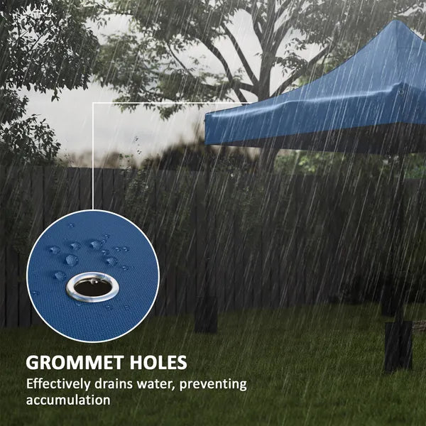 Outsunny 10 ft x 10 ft Replacement Canopy Top for Pop Up Canopy Tent with 4 Sand Bags, UPF50+ Protection, Navy Blue - product image 5