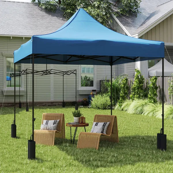 Outsunny 10 ft x 10 ft Replacement Canopy Top for Pop Up Canopy Tent with 4 Sand Bags, UPF50+ Protection, Navy Blue - product image 10
