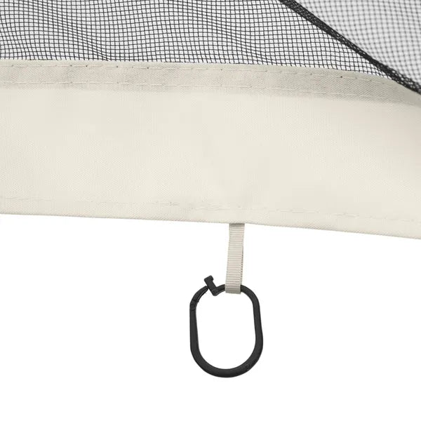 Outsunny 9.8 x 12 Ft Gazebo Replacement Mosquito Netting 4-Panel White and Black - product image 9