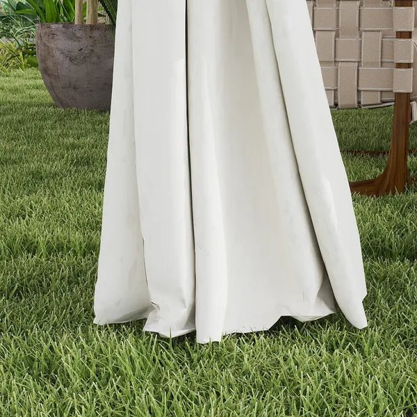 Outsunny 10' x 13' Double Roof Patio Gazebo, Outdoor Gazebo with Curtains, for Garden, Lawn, Backyard and Deck, Cream White - product image 8