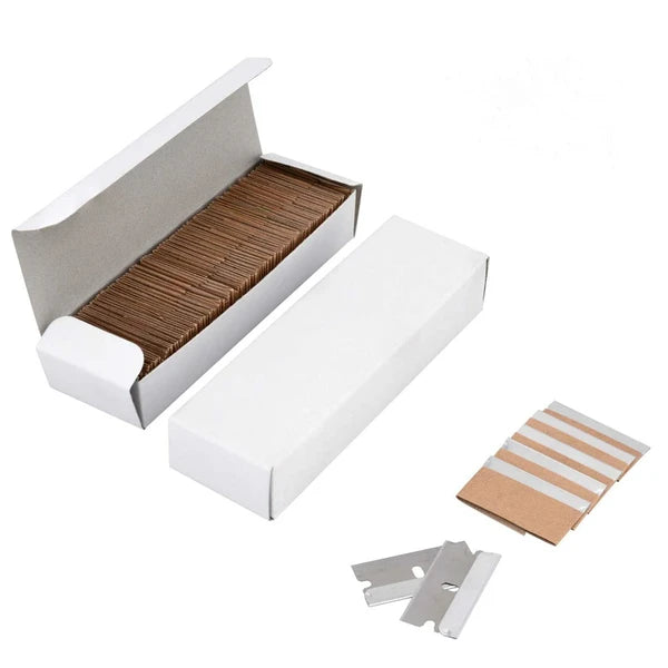 100 Pack Single Edge Razor Scraper Blades for Cleaning and Utility Use - product view 5