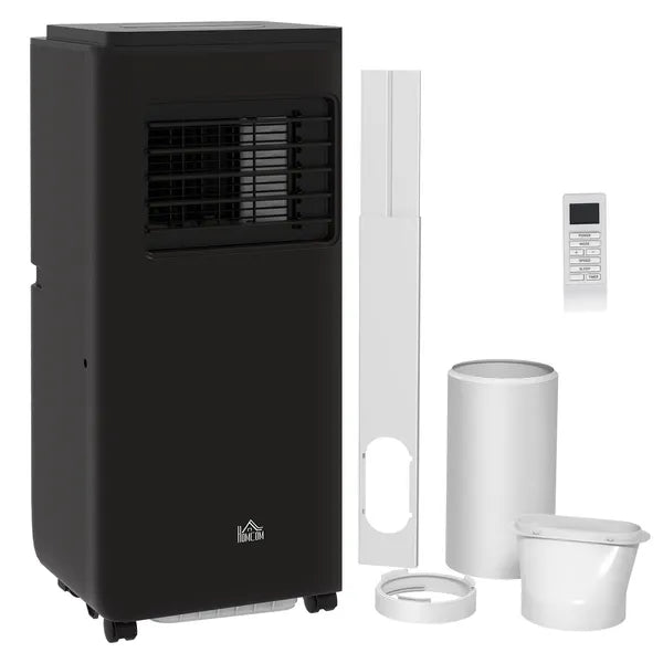 HOMCOM 10000 BTU Portable Air Conditioner, Efficient Cooling for 440 Sq Ft, Dehumidifier, Fan, 24H Timer, Black - product image 11