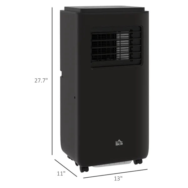 HOMCOM 10000 BTU Portable Air Conditioner, Efficient Cooling for 440 Sq Ft, Dehumidifier, Fan, 24H Timer, Black - product image 7