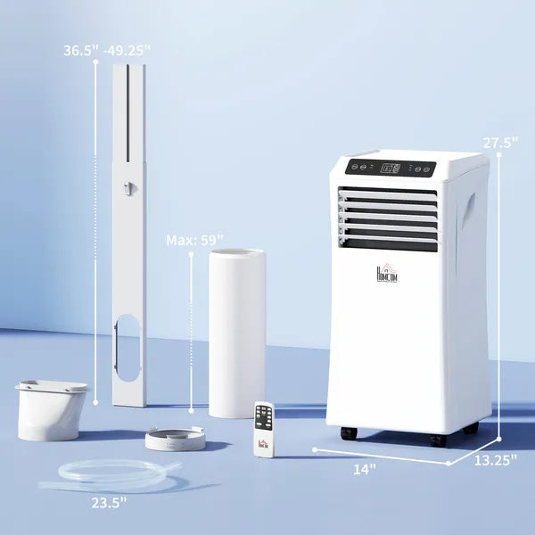 HOMCOM 10000 BTU Portable Air Conditioner for Rooms Up to 441 Sq. Ft., 3-in-1 AC Unit with Cooling Fan, Dehumidifier, Sleep Mode, Remote Control - product image 3