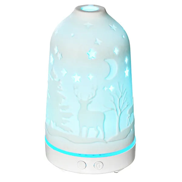 HOMCOM 100mL Essential Oil Diffuser and Humidifier with 7 Color LED and Timer - product image 1