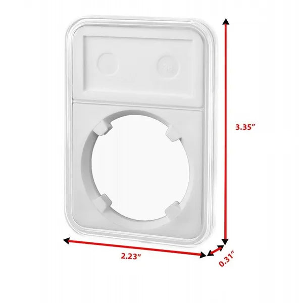 10 Pack 38mm Coin Display Slabs for Morgan Peace and Eisenhower Dollars - product view 12