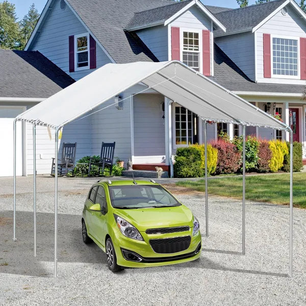 Outsunny 9.6 x 19.5 Ft Heavy Duty Carport Canopy with PE Cover - product image 10