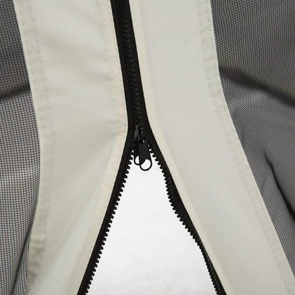 Outsunny 10x10 Gazebo with Netting, Canopy Tents with Zippers, black rings, high-quality polyester, Washable, (Sidewall Only) Black - product image 8