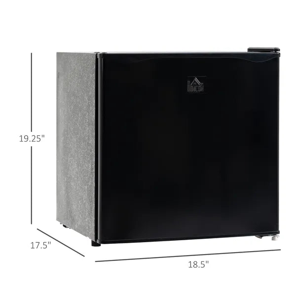 HOMCOM 1.1 Cu.Ft Mini Upright Freezer Countertop with Removable Shelves Reversible Door for Home Dorm Black - product image 3