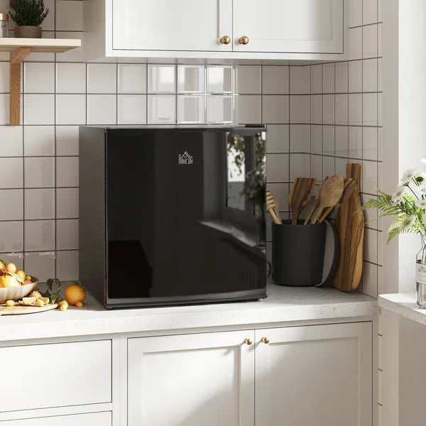 HOMCOM 1.1 Cu.Ft Mini Upright Freezer Countertop with Removable Shelves Reversible Door for Home Dorm Black - product image 9