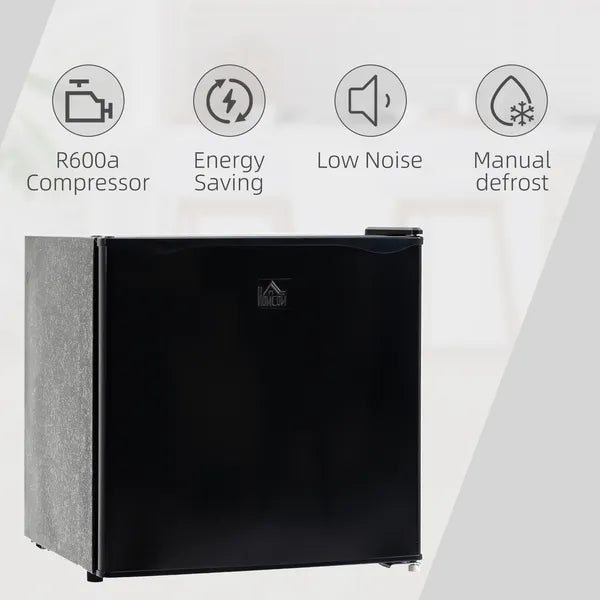 HOMCOM 1.1 Cu.Ft Mini Upright Freezer Countertop with Removable Shelves Reversible Door for Home Dorm Black - product image 6