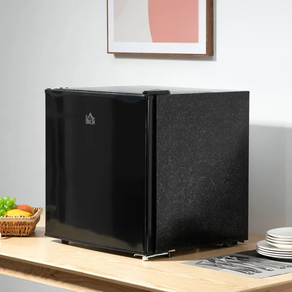 HOMCOM 1.1 Cu.Ft Mini Upright Freezer Countertop with Removable Shelves Reversible Door for Home Dorm Black - product image 2