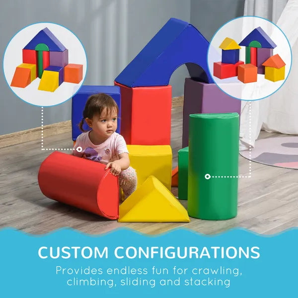 11 Piece Baby Climbing Block, Soft Play Equipment Kids Climb and Crawl Gym Toy, Foam Blocks Non-Toxic Learning Play Set for Toddlers Babies - product image 5