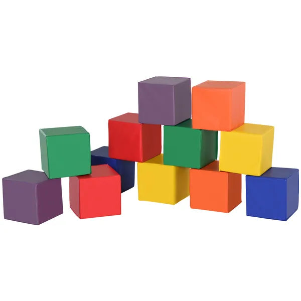 12 Piece Soft Foam Play Blocks, Learning and Building Toys for Toddlers and Preschool Kids - product image 11