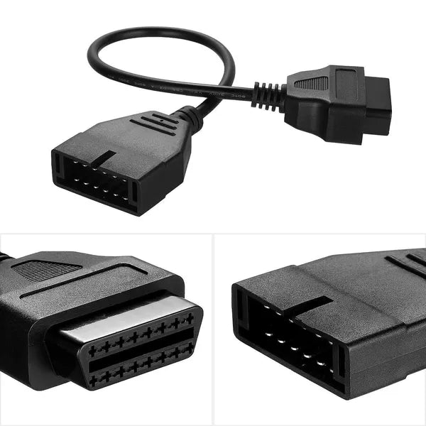 OBD1 12 Pin to OBD2 16 Pin Adapter Cable for GM Diagnostic Scanner - product view 2