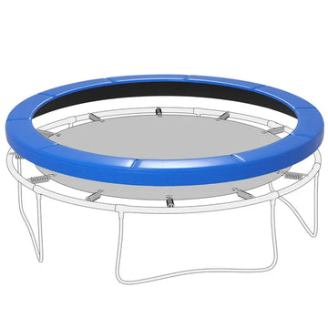 Soozier 12 Ft Trampoline Pad, Trampoline Replacement Safety Pad, Tear-Resistant, All-Weather Trampoline Accessories, No Holes for Poles, Blue - product image 1