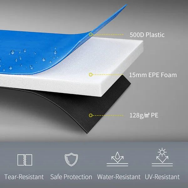 Soozier 12 Ft Trampoline Spring Cover Safety Pad Water Tear Resistant All-Weather - product image 6