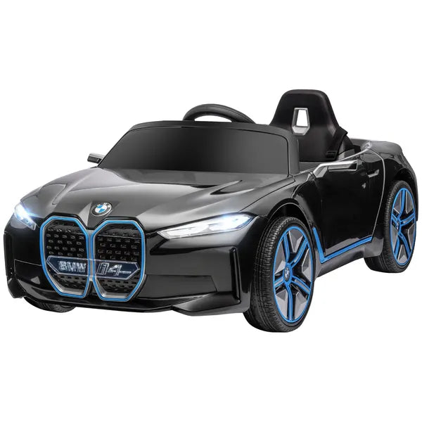 12V Kids Electric Ride On Car with Remote Control and Suspension, Black - product image 1