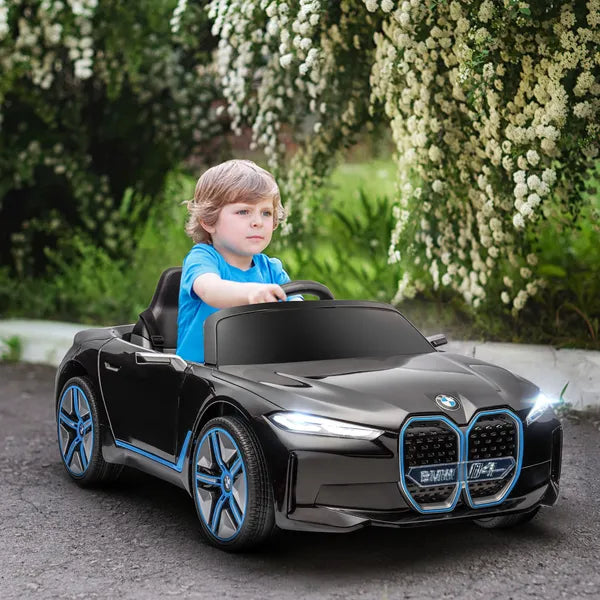 12V Kids Electric Ride On Car with Remote Control and Suspension, Black - product image 2