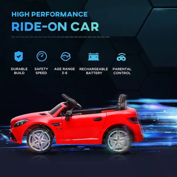 12V Red Ride-On for Boys and Girls, Remote Parent Control, Music, Lights, Dual Motors - product image 4