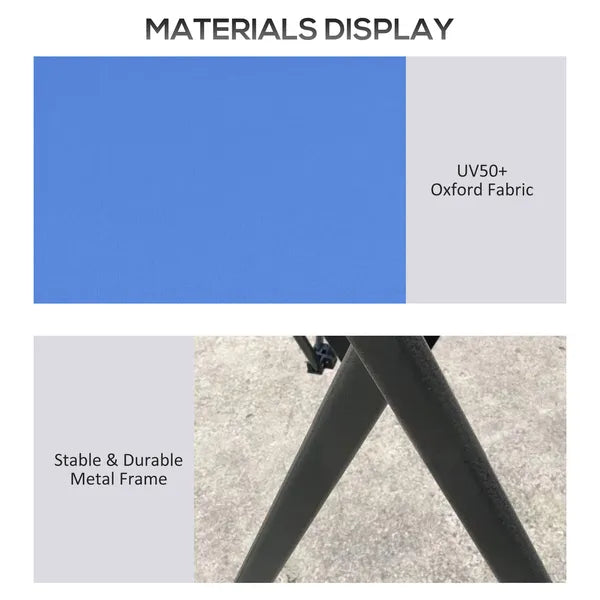 13' x 13' Pop Up Gazebo Instant Canopy Tent Shelter with 2-Tier Roof, Carry Bag, Wight Bags for Outdoor, Garden, Blue - product image 8
