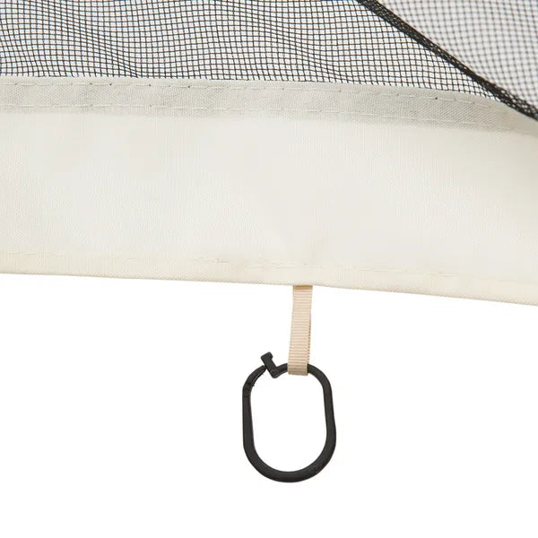 Outsunny 13x13 Gazebo with Netting, Canopy Tents with Zippers, black rings, polyester, Washable, (Sidewall Only) Black - product image 9