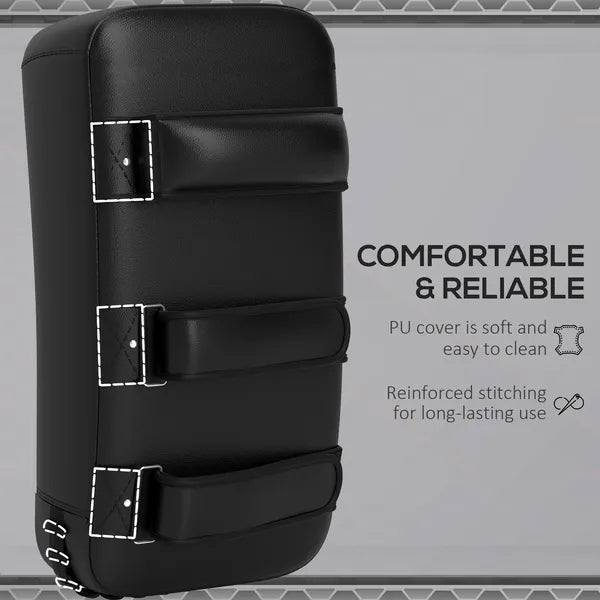Soozier 16.5 in Muay Thai Kick Shield Punching Pad, Kick Shield for Martial Arts, Karate, Kickboxing, MMA x 1 Unit, Red - product image 7