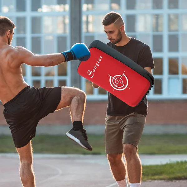 Soozier 16.5 in Muay Thai Kick Shield Punching Pad, Kick Shield for Martial Arts, Karate, Kickboxing, MMA x 1 Unit, Red - product image 2