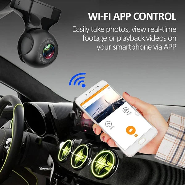 1080P WiFi Dash Cam with 170 Degree Wide Angle and G-Sensor - product view 6