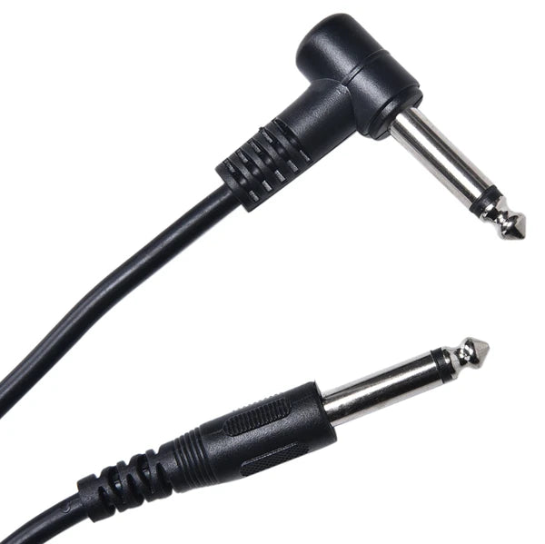 2 Pack 10 Foot 1/4 Inch Instrument Cables with Straight and Right Angle Plugs - product view 9