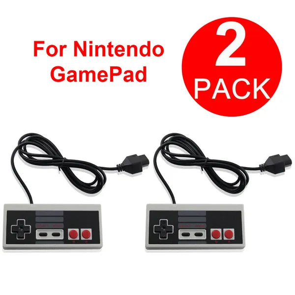 2 Pack Wired Controllers Compatible with Original Nintendo NES Console - product view 6