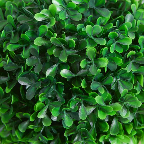 HOMCOM 2 Piece Artificial Boxwood Ball Topiary Tree 23.5 Inch with Double Ball-Shaped Leaves in Pot Green - product image 7