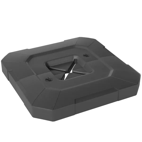 Outsunny 2-Piece Cantilever Umbrella Base Weight Set, 231 lb Water or Sand Fillable Outdoor Offset Umbrella Weights, Black - product image 1