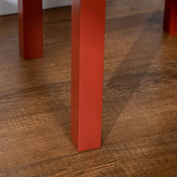HOMCOM 2-Tier Side Table with Drawer Narrow End Table Red for Living Room Bedroom - product image 9