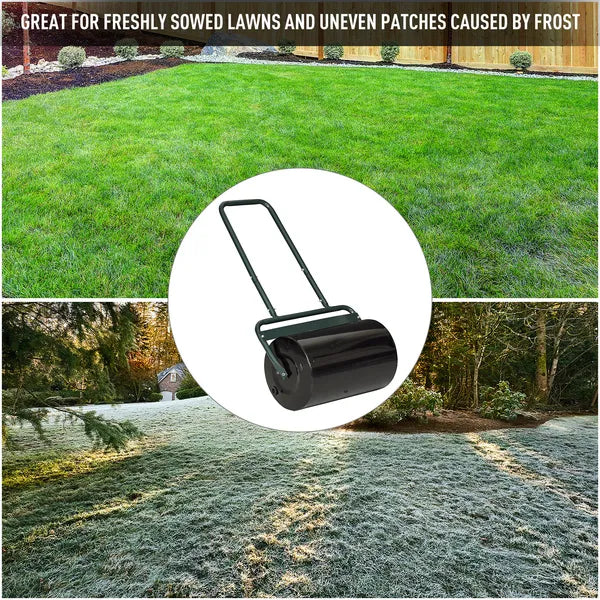 Outsunny 20-Inch Lawn Roller Push/Tow Behind Filled with Water or Sand for Garden Sod Flattening - product image 5