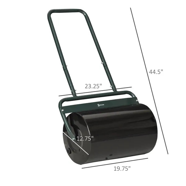 Outsunny 20-Inch Lawn Roller Push/Tow Behind Filled with Water or Sand for Garden Sod Flattening - product image 3
