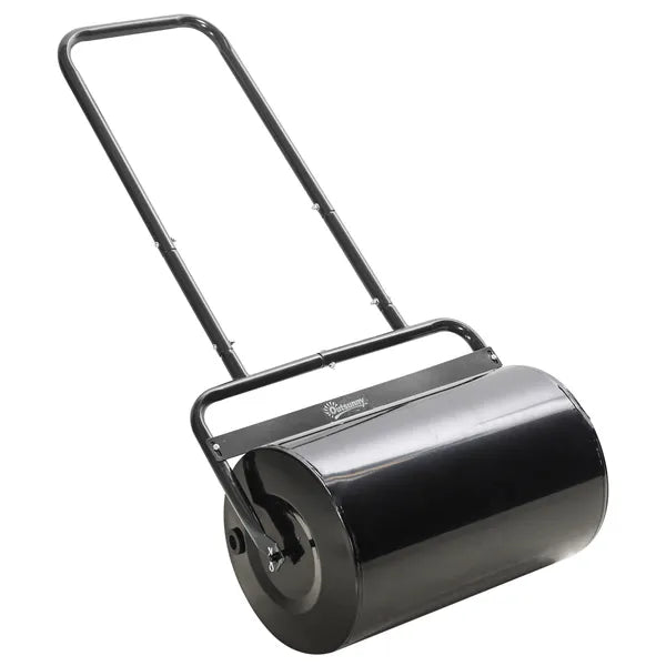 20-Inch Push/Tow Behind Lawn Roller Filled with 10 Gal Water or Sand for Flattening Sod in the Garden, Black - product image 11