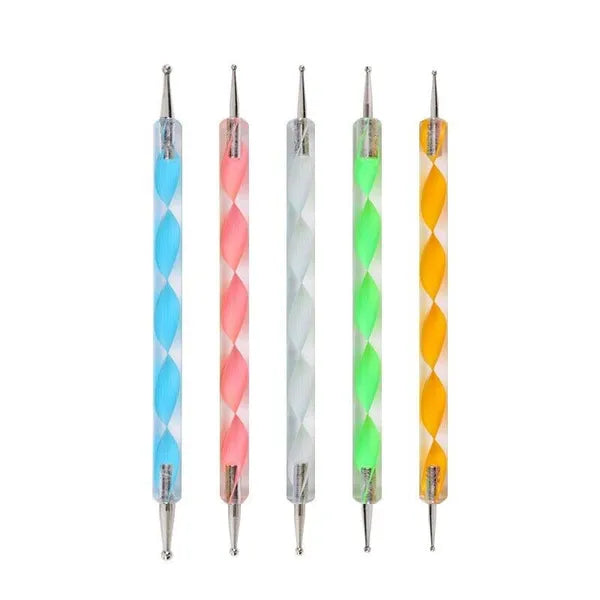 20 Piece Nail Art Brush and Dotting Tool Set for Gel and Acrylic Nails - product view 3