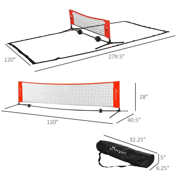 23ft Double Sided Soccer Training Net Multi-Function with Storage Bag for Outdoor Beach Backyard - product image 3