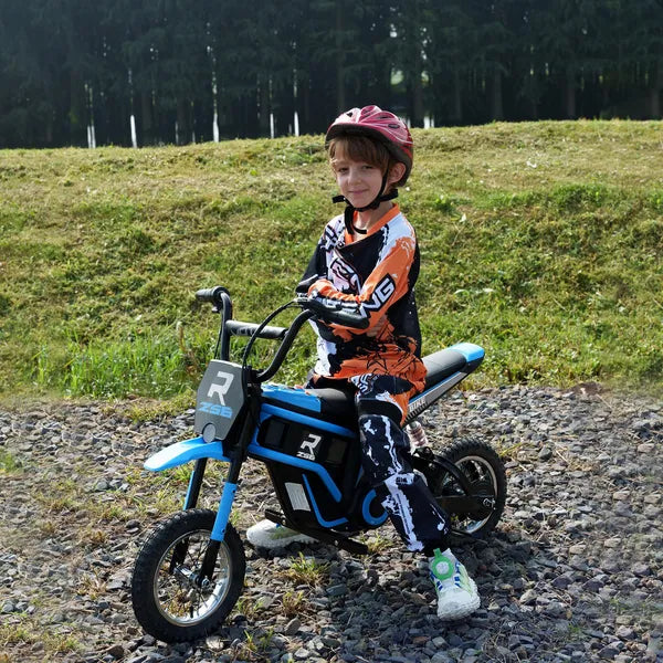 24V 350W Electric Dirt Bike Up to 14.9 MPH with Brake and Rear Suspension Blue Ages 13+ - product image 10