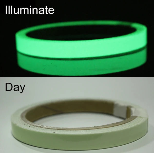 2 Pack Glow in the Dark Self-Adhesive Luminous Tape, 3m x 1.5cm - product view 17