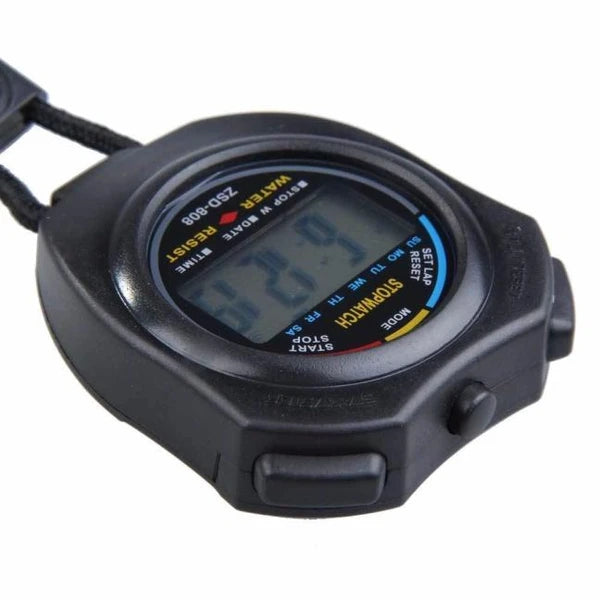 2 Pack Digital Sports Stopwatches with 1/100 Second Split Timing Date and Alarm - product view 17