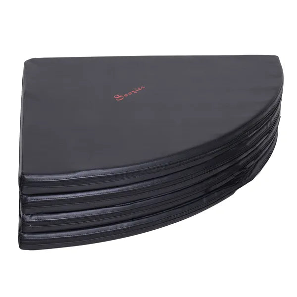 Soozier 59 Inch Round Foldable Pole Dance Crash Mat 2 Inch Thick Black - product image 7
