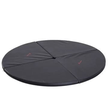 Soozier 59 Inch Round Foldable Pole Dance Crash Mat 2 Inch Thick Black - product image 1