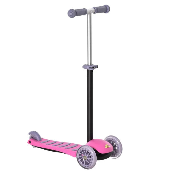 3-in-1 Kids Scooter Walker Push Car, Pink, Height Adjustable, with Storage, Durable - product image 11